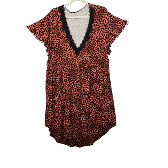 NWT Torrid Womens 3X super soft sleep leopard night dress - Picture 1 of 14